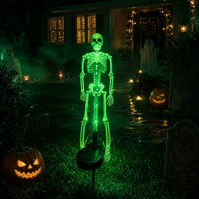 🔥HOT SALE🔥💀 Solar Skeleton Yard Stake