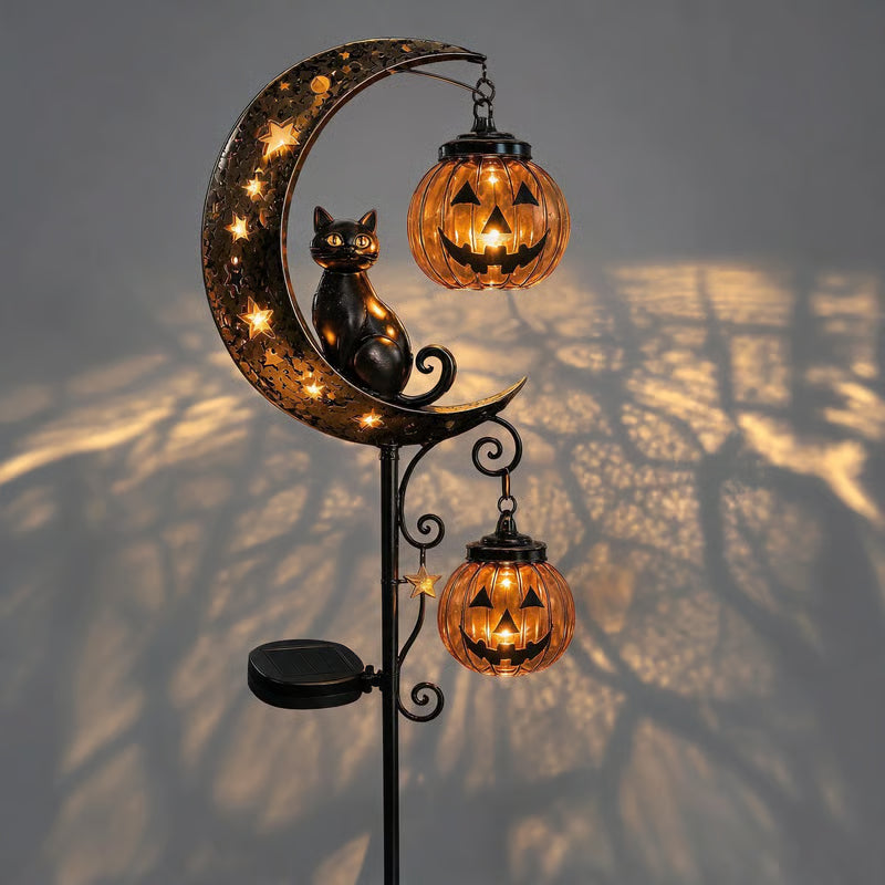 🎃 Halloween Early Bird Sale | 69% OFF Pumpkin Moon Garden Stake Light