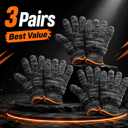 Unisex gardening gloves; versatile work gloves with strong grip, made of stretchy, breathable knit fabric; suitable for gardening, DIY, household chores, and workshop tasks
