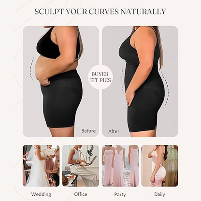 ✨ Flatter Your Shape — Feel Confident Every Day✅「Under Outfit Invisible/No Roll Down + All-Day Comfort/ No Digging」✅「Plus Size Friendly + Curvy Support」