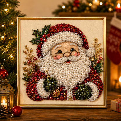 🎄LAST DAY 49% OFF – DIY Christmas Pearl Diamond Painting Art Kit With Frame