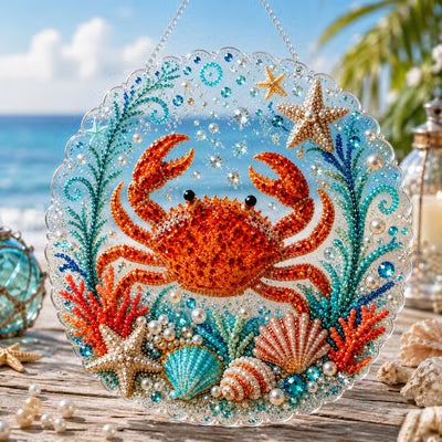 🔥 Last Day 49% OFF - 🌊✨Ocean Pearl Art DIY Hanging Ornament Kit