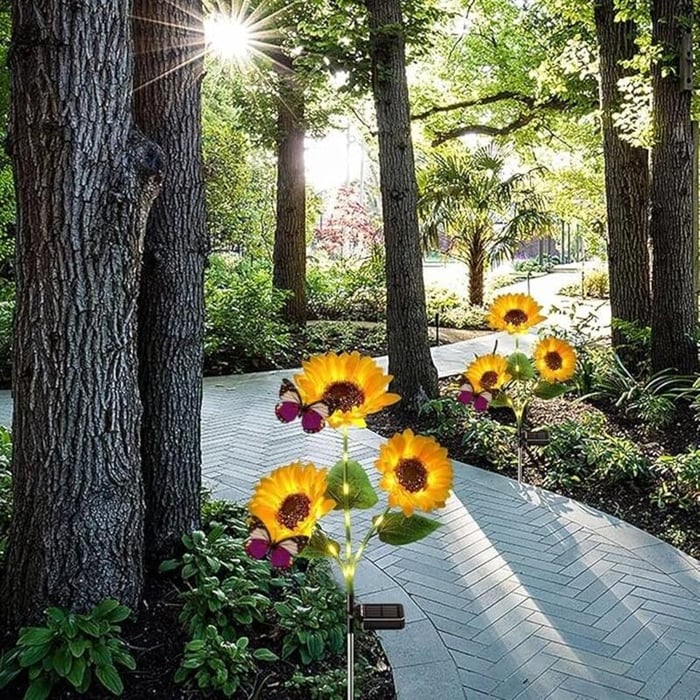 🌻Mother's Day Sale 50% OFF- 🌞Solar LED Sunflower Garden Lights-29.6inch/74cm