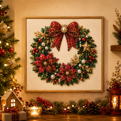 🎄LAST DAY 49% OFF – DIY Christmas Pearl Diamond Painting Art Kit With Frame