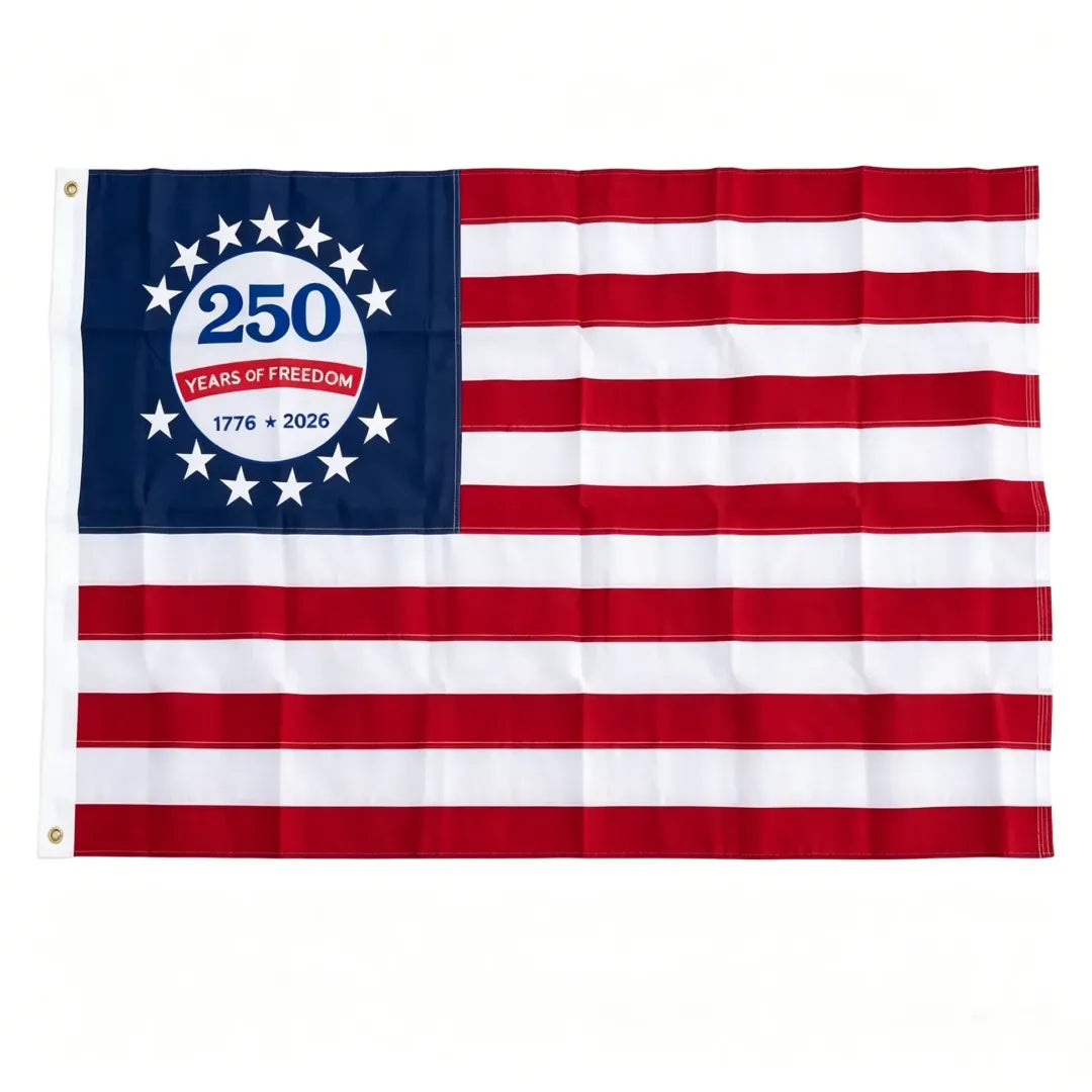 🔥🔥250th Anniversary USA Commemorative Flag (3x5 Ft),Double-Sided Embroidered（V2.0）