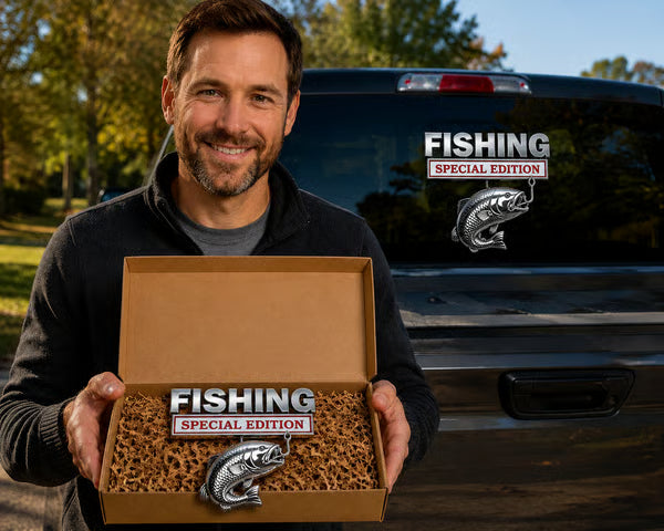 🔥 🎣 Fishing Special Edition™ Premium 3D Metal Vehicle Emblem Badge