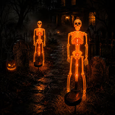 🔥HOT SALE🔥💀 Solar Skeleton Yard Stake