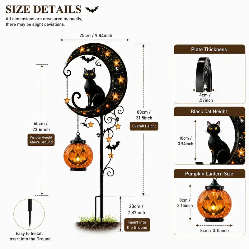 🎃 Halloween Early Bird Sale | 69% OFF Pumpkin Moon Garden Stake Light