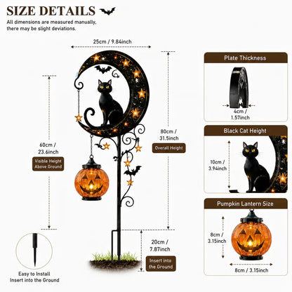 🎃 Halloween Early Bird Sale | 69% OFF Pumpkin Moon Garden Stake Light