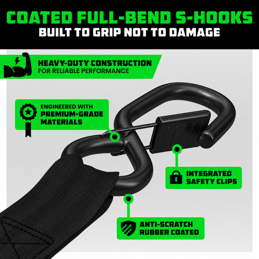 🔥 Father’s Day Sale 50% OFF 🎁 Perfect Gift – Retractable Ratchet Straps (2026 Upgraded Edition)