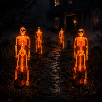 🔥HOT SALE🔥💀 Solar Skeleton Yard Stake