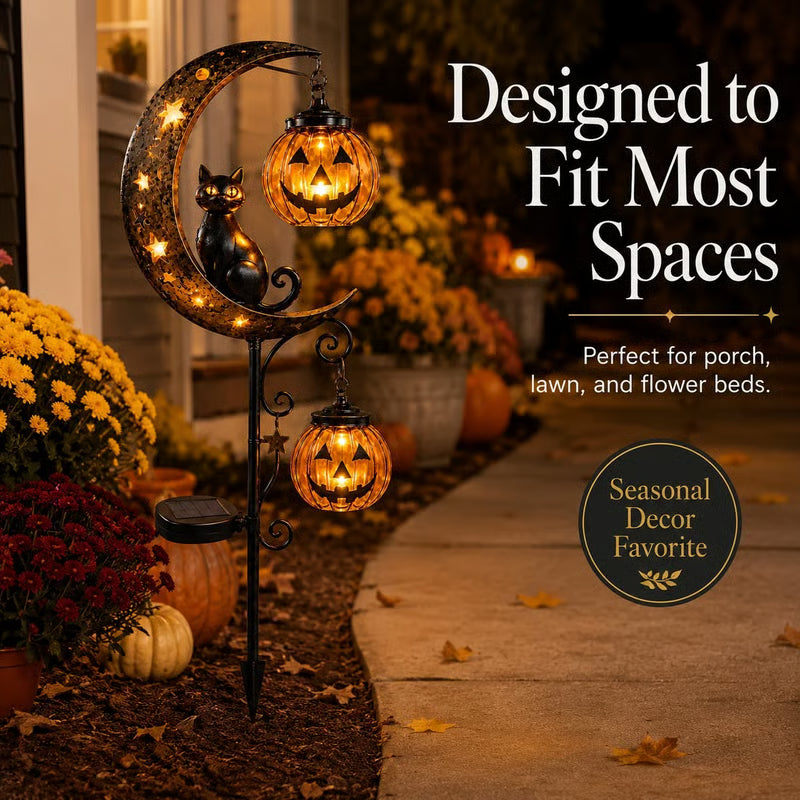 🎃 Halloween Early Bird Sale | 69% OFF Pumpkin Moon Garden Stake Light