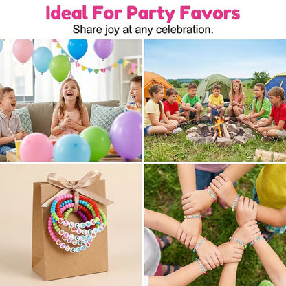 🔥Last Day 50% OFF - ✨🌈Pack of 25 Welcome BeadBracelets - StrengthenClassroom Friendship & SpreadWarm Kindness!