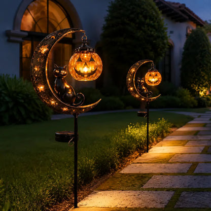 🎃 Halloween Early Bird Sale | 69% OFF Pumpkin Moon Garden Stake Light