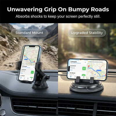 📱2-in-1 car phone holder + parking number plate – 360° rotation, fits heavy-duty cases. 50K+ sold! 🚗✨