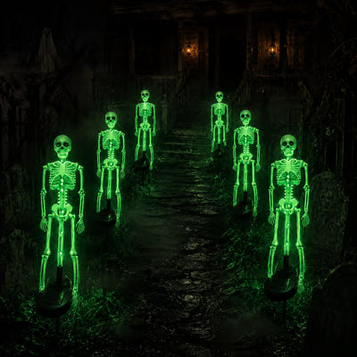 🔥HOT SALE🔥💀 Solar Skeleton Yard Stake
