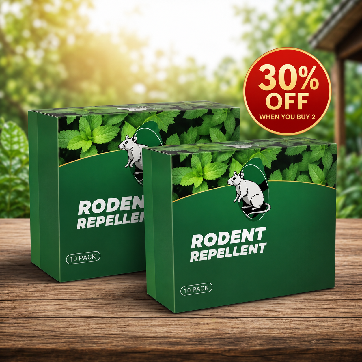 💥LAST DAY SALE 50%OFF💥🟢 Natural Peppermint Rodent Repellent Tablets – 12 Pack