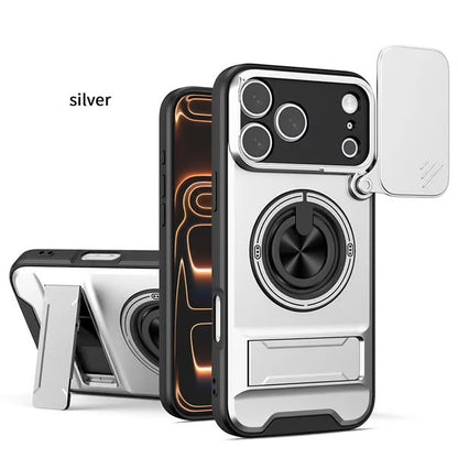 📱🛡️Mecha Push Window Magnetic Case for iPhone – Military Grade Shockproof Cover