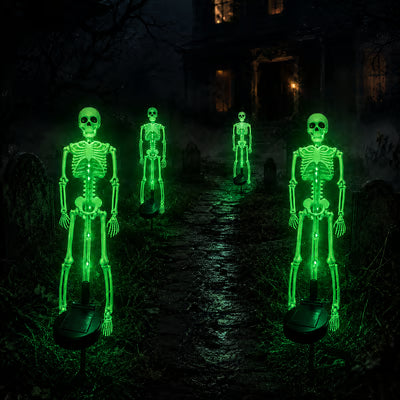 🔥HOT SALE🔥💀 Solar Skeleton Yard Stake