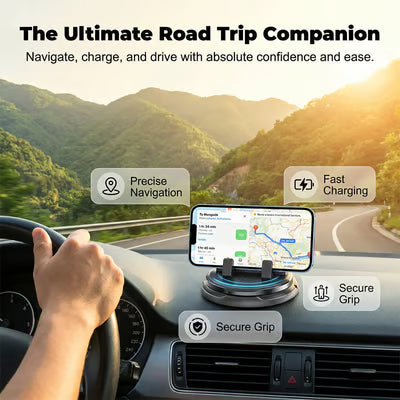 📱2-in-1 car phone holder + parking number plate – 360° rotation, fits heavy-duty cases. 50K+ sold! 🚗✨