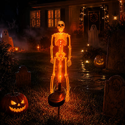 🔥HOT SALE🔥💀 Solar Skeleton Yard Stake