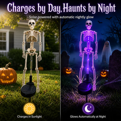 🔥HOT SALE🔥💀 Solar Skeleton Yard Stake