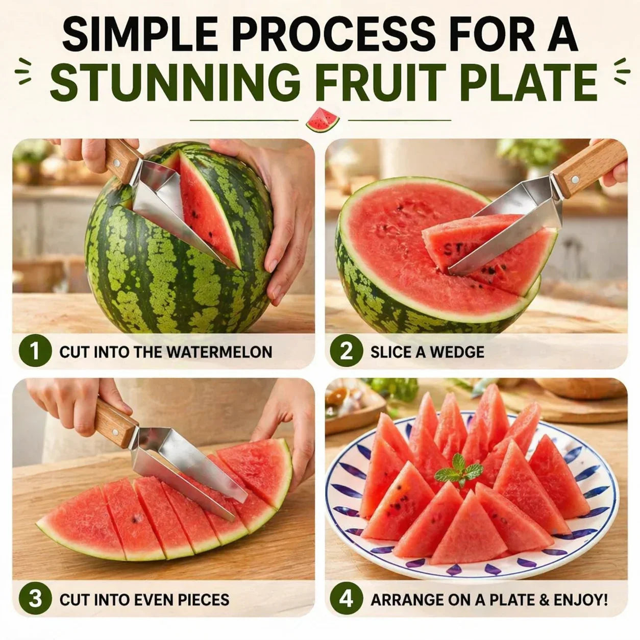 Today Only — 50% OFF Watermelon Slicer, Just $17.99(Cut Cleaner, Cube Faster, and Serve Watermelon Beautifully in Seconds — Before It Sells Out.)