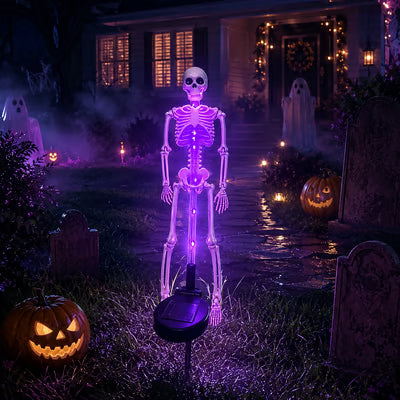 🔥HOT SALE🔥💀 Solar Skeleton Yard Stake