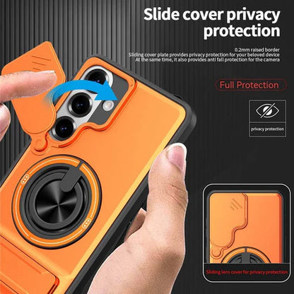 ⏳Time-Limited Special⏰Samsung Phone Case – Sliding Camera Cover, Rotatable Ring, Magnetic Mount