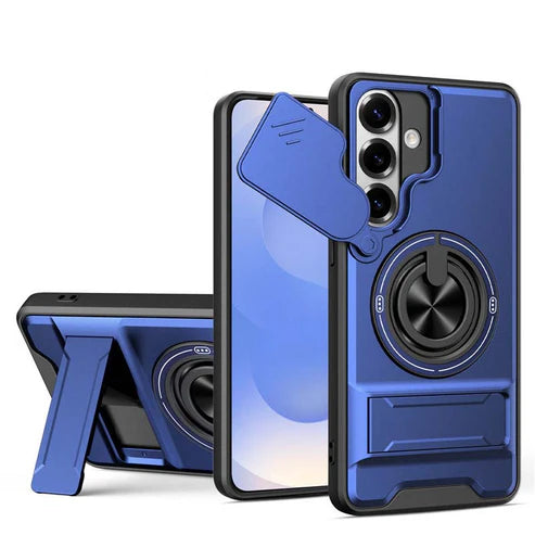 ⏳Time-Limited Special⏰Samsung Phone Case – Sliding Camera Cover, Rotatable Ring, Magnetic Mount