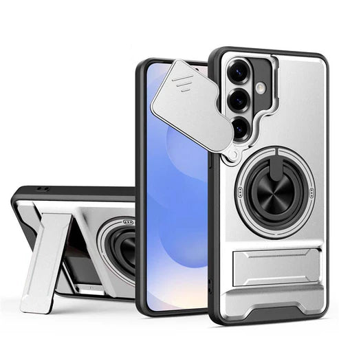 ⏳Time-Limited Special⏰Samsung Phone Case – Sliding Camera Cover, Rotatable Ring, Magnetic Mount