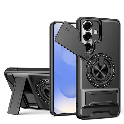 ⏳Time-Limited Special⏰Samsung Phone Case – Sliding Camera Cover, Rotatable Ring, Magnetic Mount