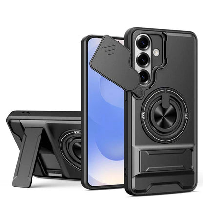 ⏳Time-Limited Special⏰Samsung Phone Case – Sliding Camera Cover, Rotatable Ring, Magnetic Mount